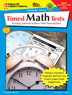 Timed math tests multiplication &  division gr 2-5