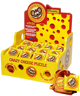 Rack pop crazy cheese display with  12 games