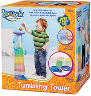 Stack n roll tumbling tower