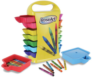Roseart crayon class pack with  removable refillable trays