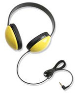 Listening first stereo headphones  yellow