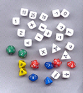 Classroom dice set
