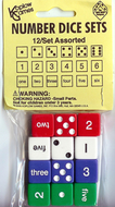 Number dice set