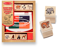 Baby zoo animals stamp set