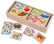 Self correcting letter puzzles