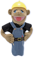 Construction worker puppet