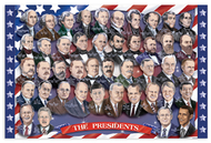Presidents floor puzzle