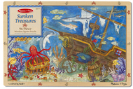 Sunken treasures wooden jigsaw  puzzle 96pc