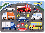 Transportation peg puzzle
