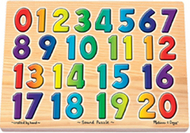 Sound puzzles numbers