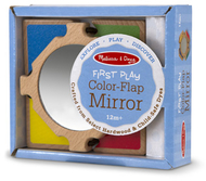 Color flap mirror