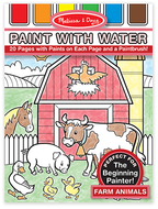 Paint with water farm animals