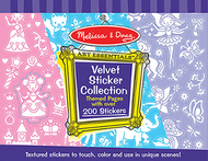 Velvet sticker collection pink