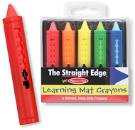 Learning mat crayons