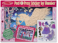Mystical unicorn peel & press  sticker by number