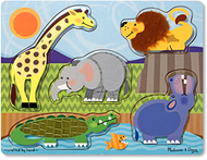 Zoo animals touch & learn puzzle