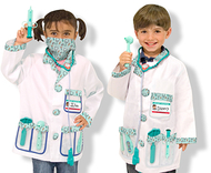 Role play doctor costume set