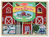 Farm blocks play set