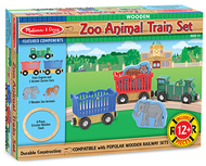 Zoo animal train set