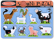 Farm animals sound puzzle
