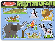 Zoo animals sound puzzle
