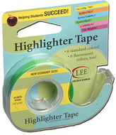 Removable highlighter tape green