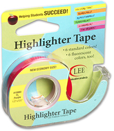 Removable highlighter tape  fluorscent purple