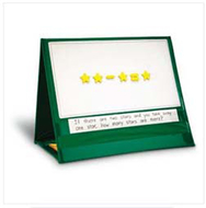 Write-on/wipe-off magnetic  demonstration tabletop pocket chart