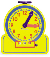 The primary time teacher junior 12  hour learning clock
