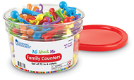 All about me family counters 72 set