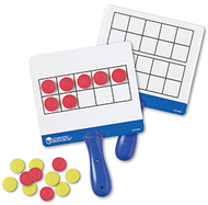 Magnetic ten frame answer boards
