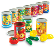 1 to 10 counting cans