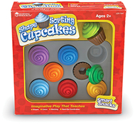 Smart snacks shape sorting cupcakes