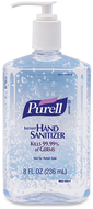 Purell hand sanitizers 8 oz