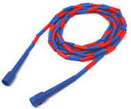 Jump rope plastic 16 sections on  nylon rope