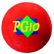 Playground ball red 10 in 2 ply