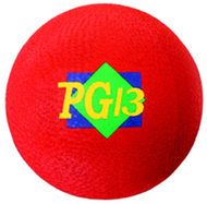 Playground ball red 13 in 2 ply