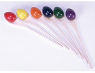Rainbow egg & spoon set