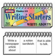 Write abouts writing starters