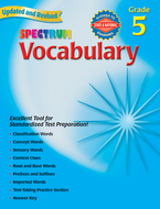 Spectrum vocabulary gr 5