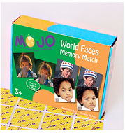 World faces memory match