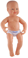 White boy anatomically correct  newborn doll