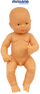 Newborn baby doll white boy 12-5/8