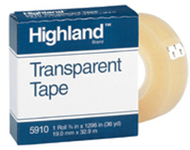 Tape highland transparent 3/4x1296