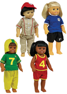 Sports doll clothes