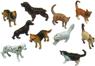 5in pets animal playset set of 10