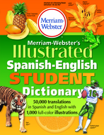 Merriam websters illustrated  spanish english student dictionary