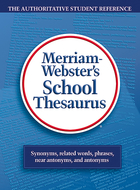 Merriam websters school thesaurus  hardcover