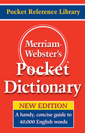 Merriam websters pocket dictionary