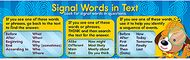 Signal words bookmarks